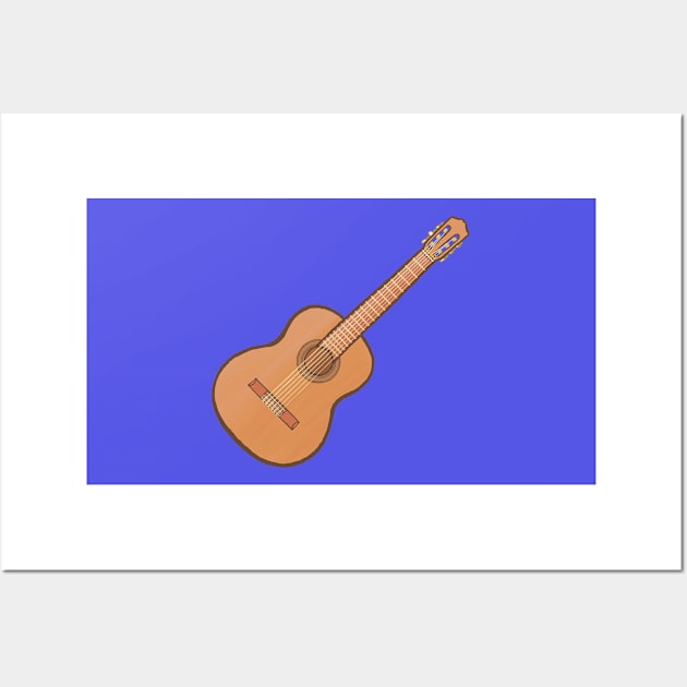 Classical guitar Wall Art by ElectronicCloud